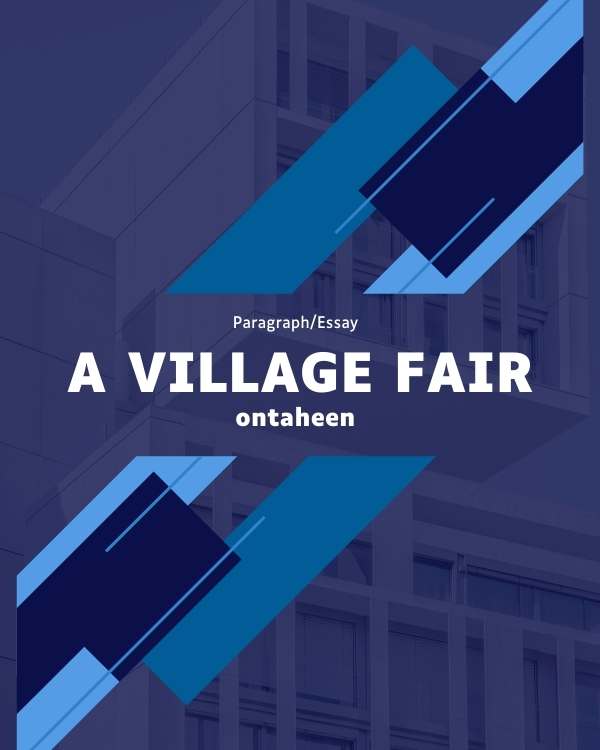 A Village Fair Composition For Class 10 to 5