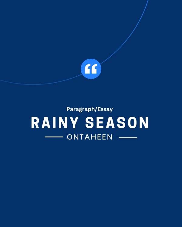 Rainy Season Composition For All Classes Students