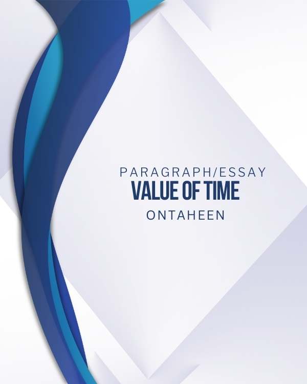 Value of Time  composition for Class 5 to 10 Students
