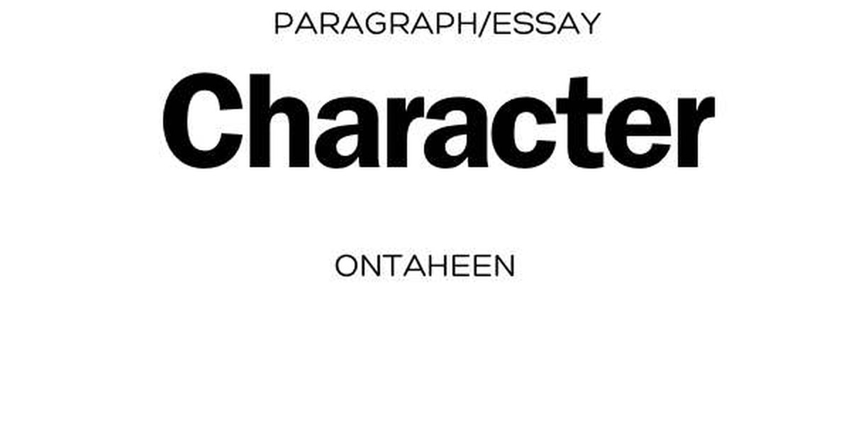 Essay On Character || For All Class Students