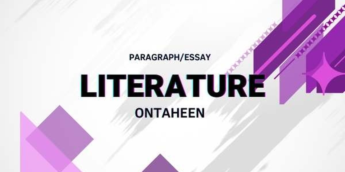 Literature Essay- Important for all students