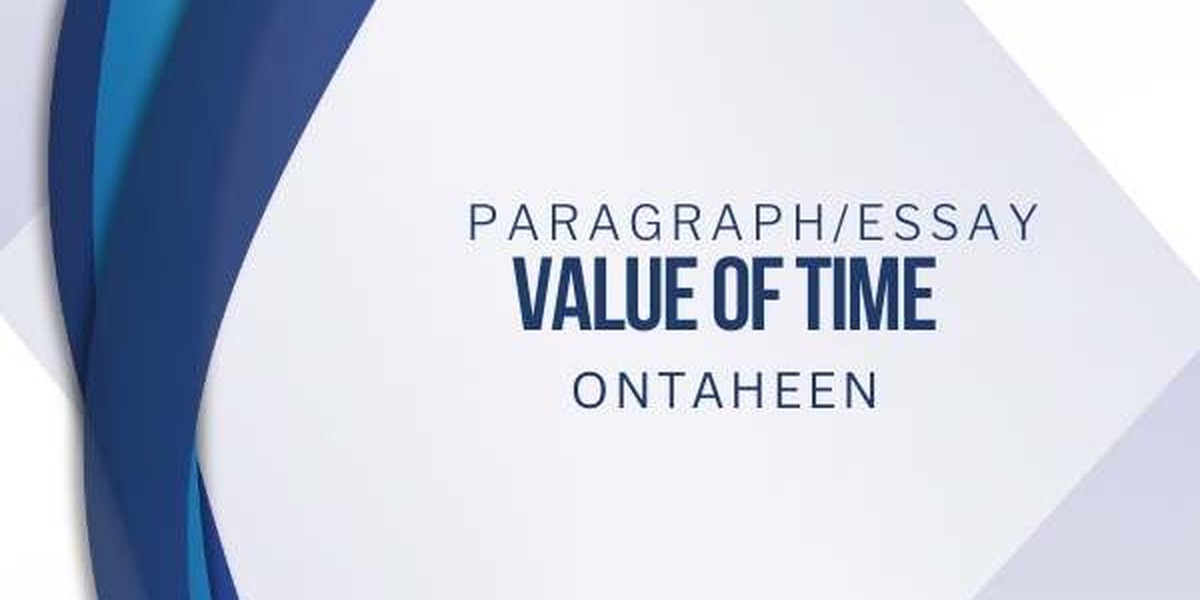 Value of Time  composition for Class 5 to 10 Students