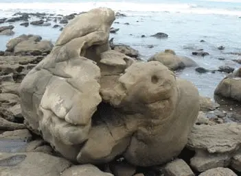 Fantastic Forms of Rocks in St. Martins Islands 
