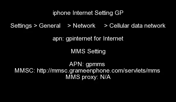 gp internet for iPhone