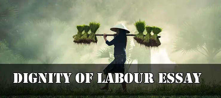 dignity of labour essay in hindi
