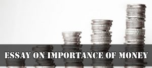 short essay on importance of money