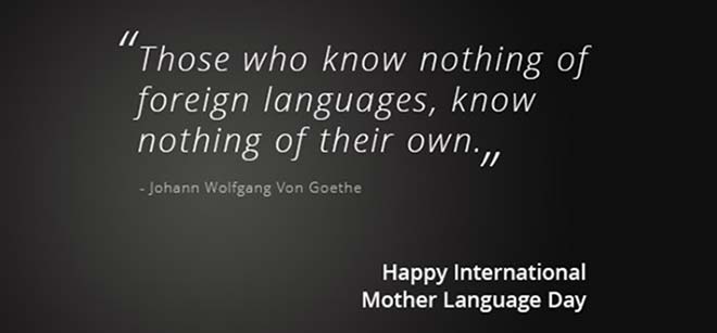 Happy International Mother Language Day Quote