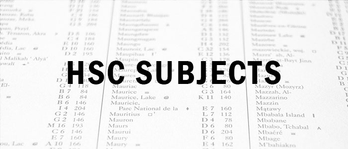 HSC Subjects