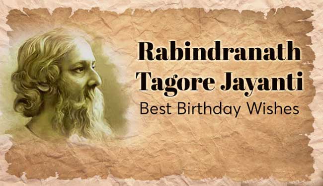 rabindranath tagore jayanti wishes messages