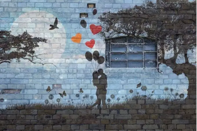 Valentines Love Mural
